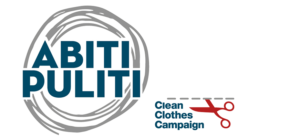 Il logo della campagna Abiti Puliti